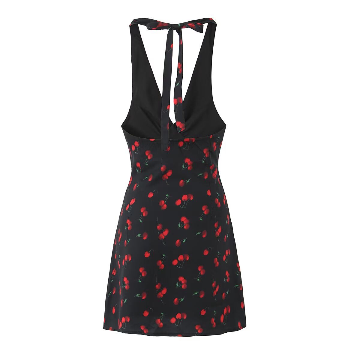 Women's Backless Halter Dress