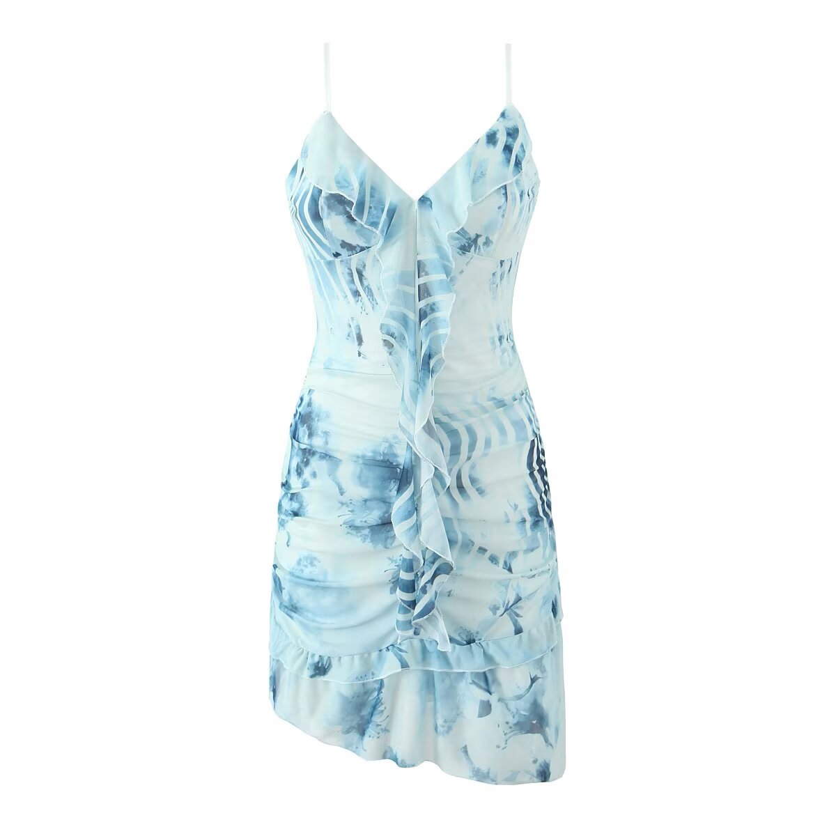 Women's Floral Ruffled Dress