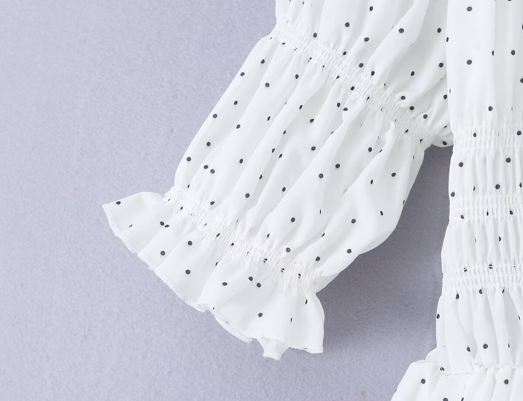 Women's Maxi Polka Dot Dress