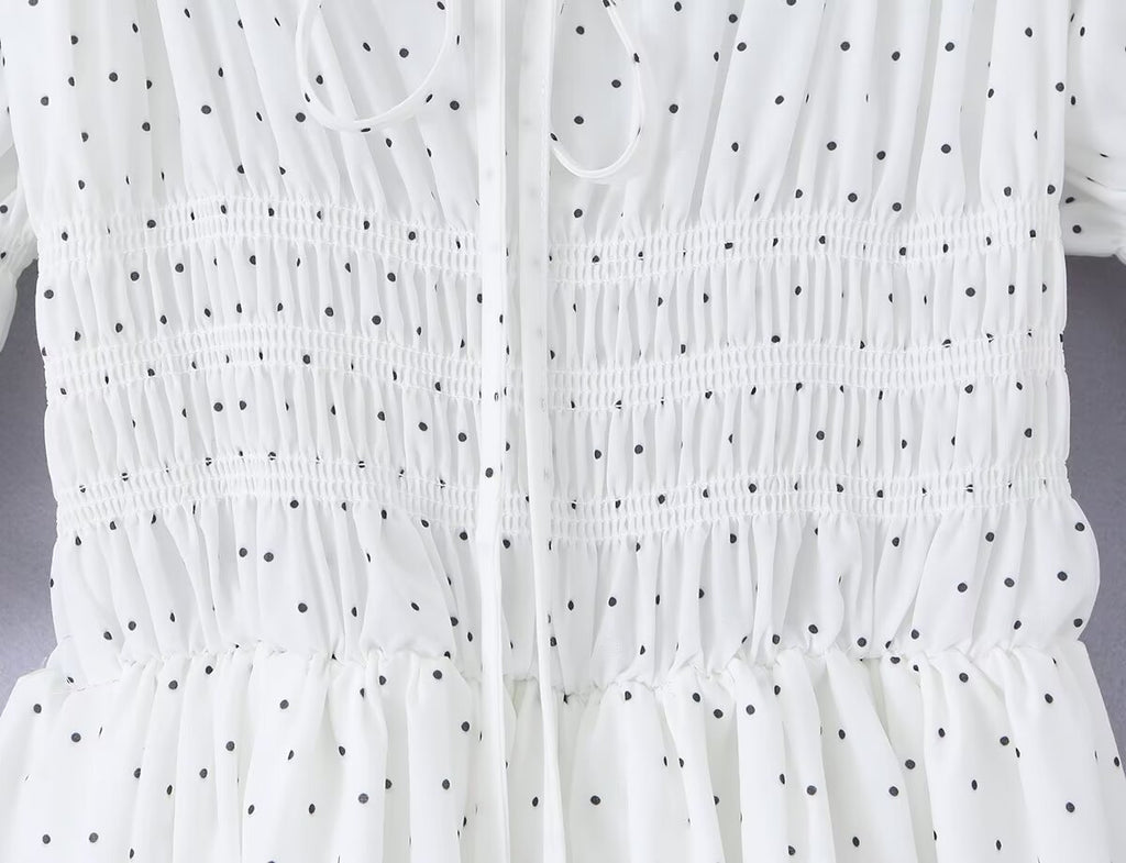 Women's Maxi Polka Dot Dress