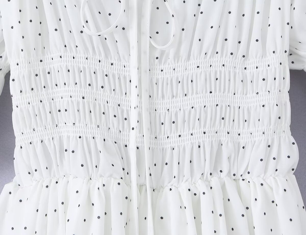 Women's Maxi Polka Dot Dress