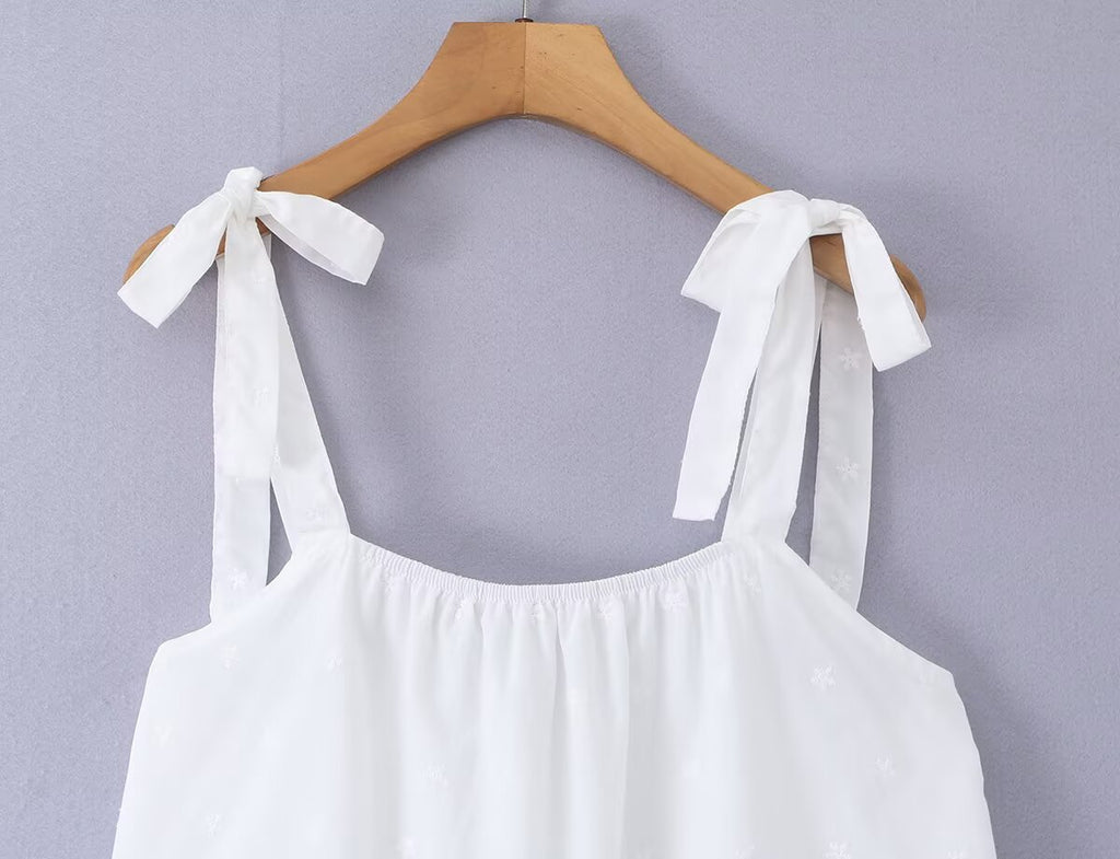 Women's Sling Ruffled Dress