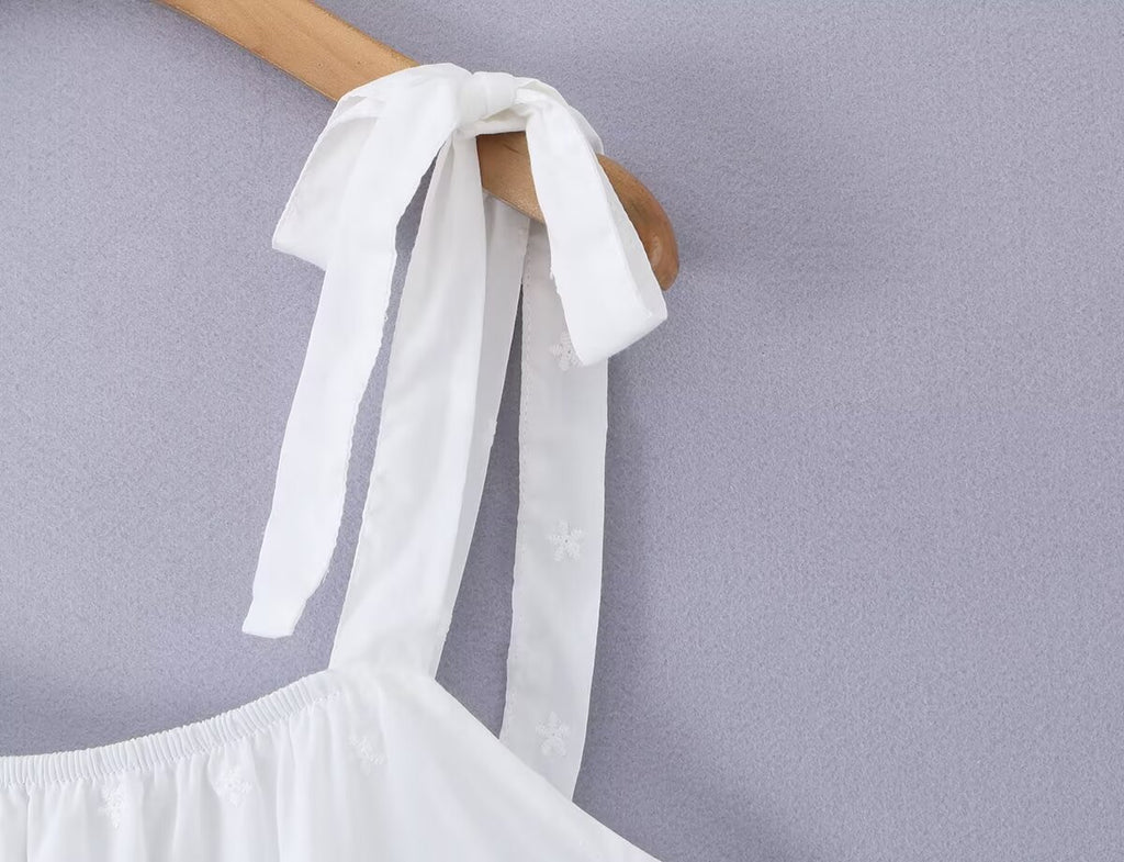 Women's Sling Ruffled Dress