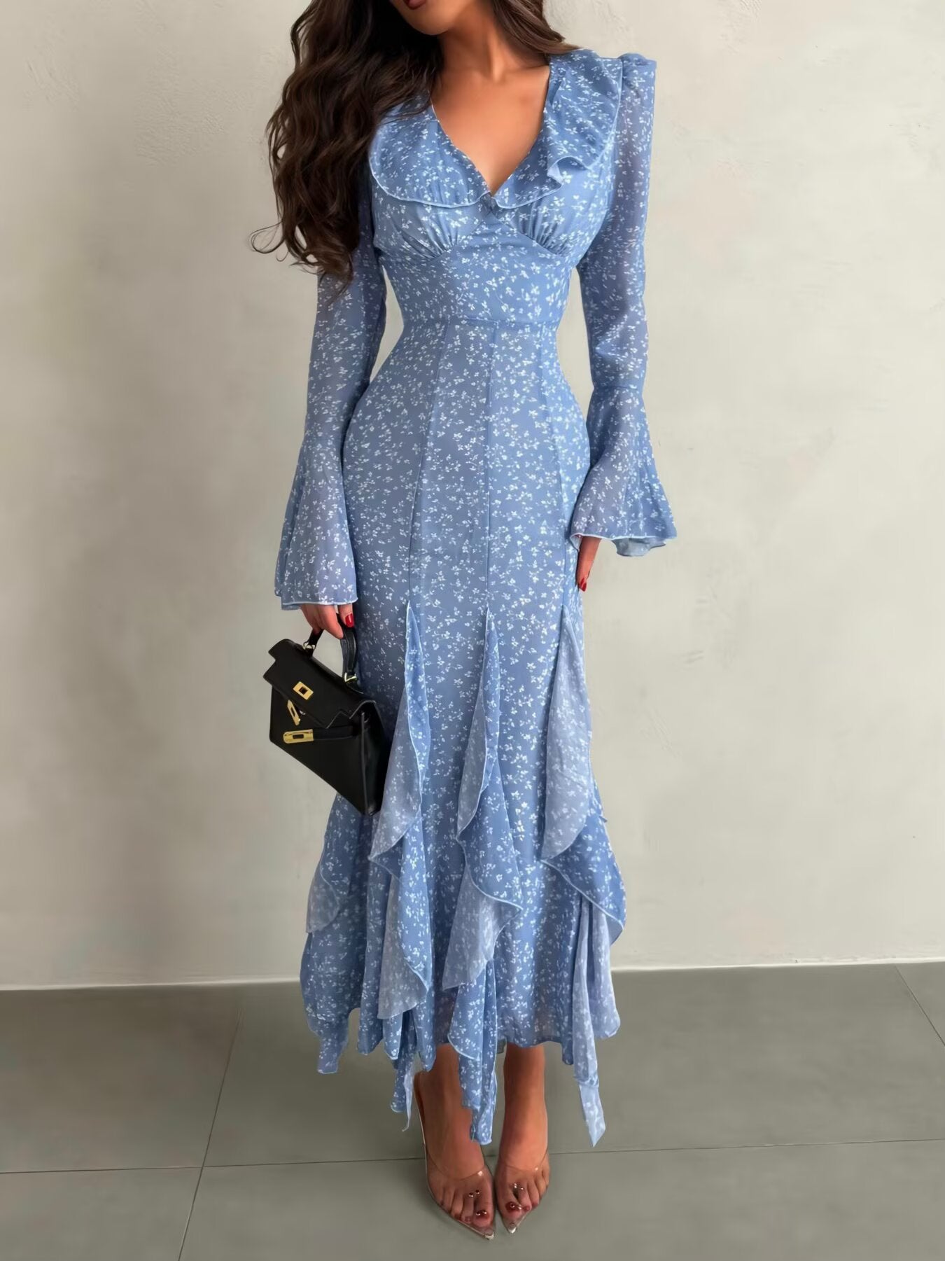 Women's Ruffled Casual Dress