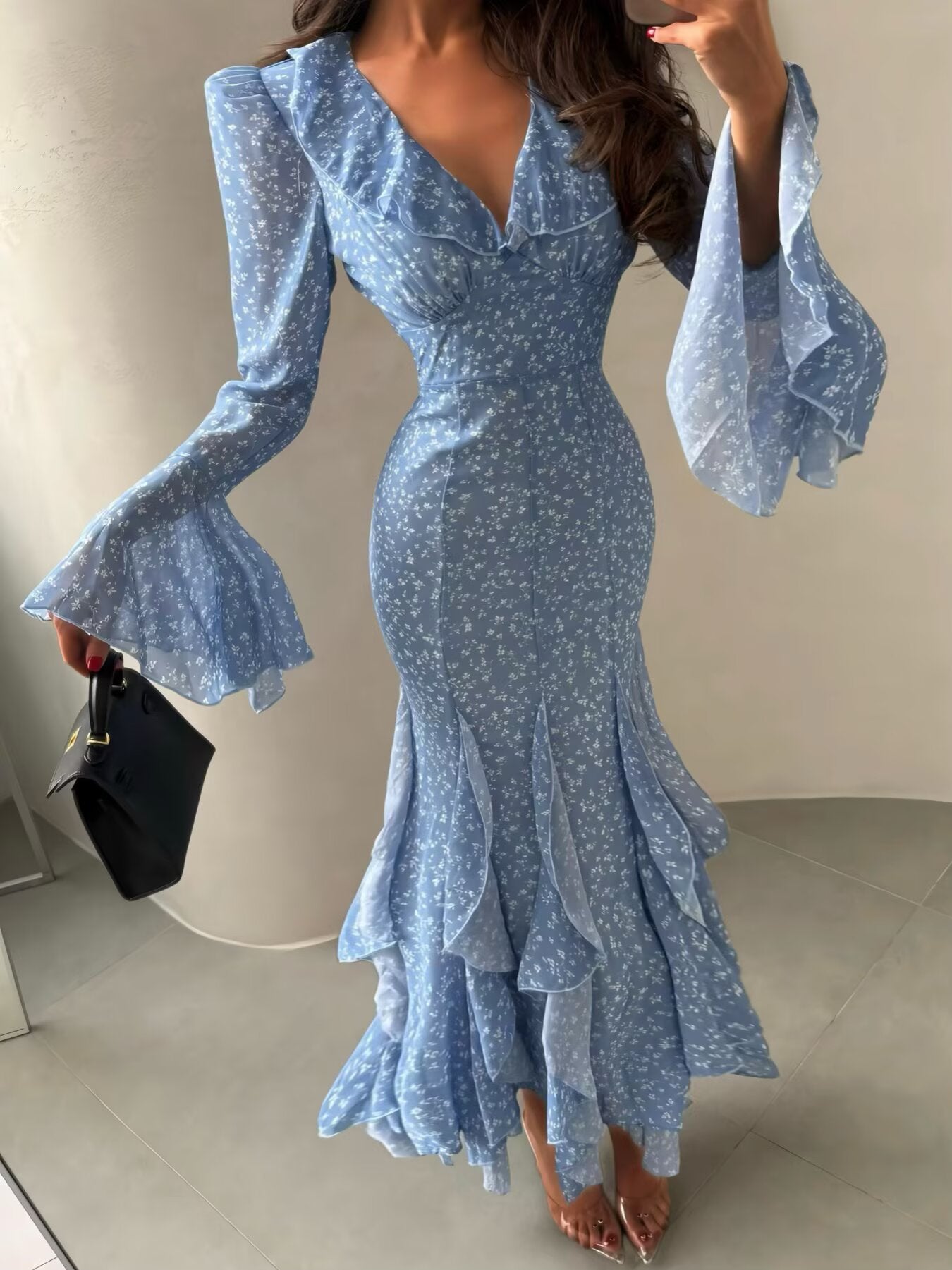 Women's Ruffled Casual Dress