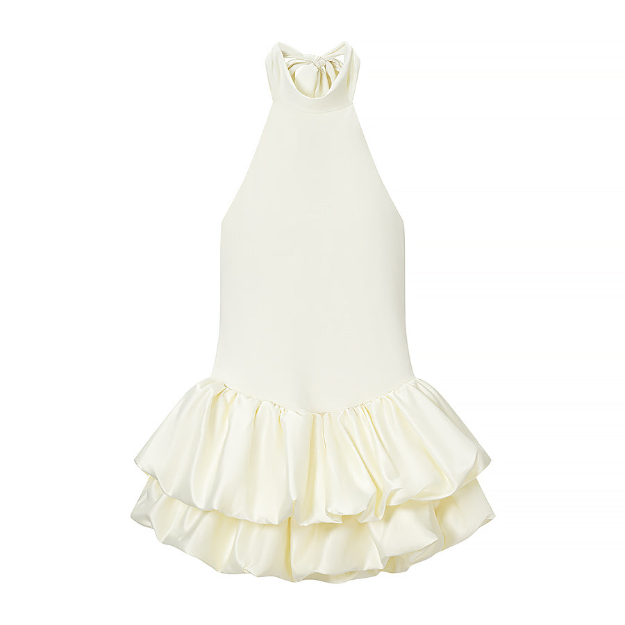 Women's Backless Halter Dress