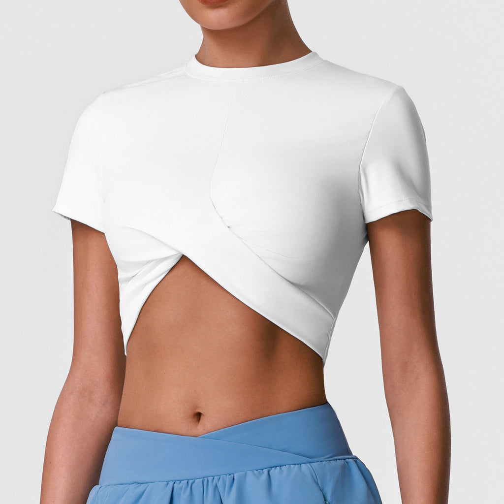 Waist Tight Quick Drying Slim Fit Fitness Short Sleeve Professional Short Outdoor Yoga Clothing Top Can Be Outerwear T shirt