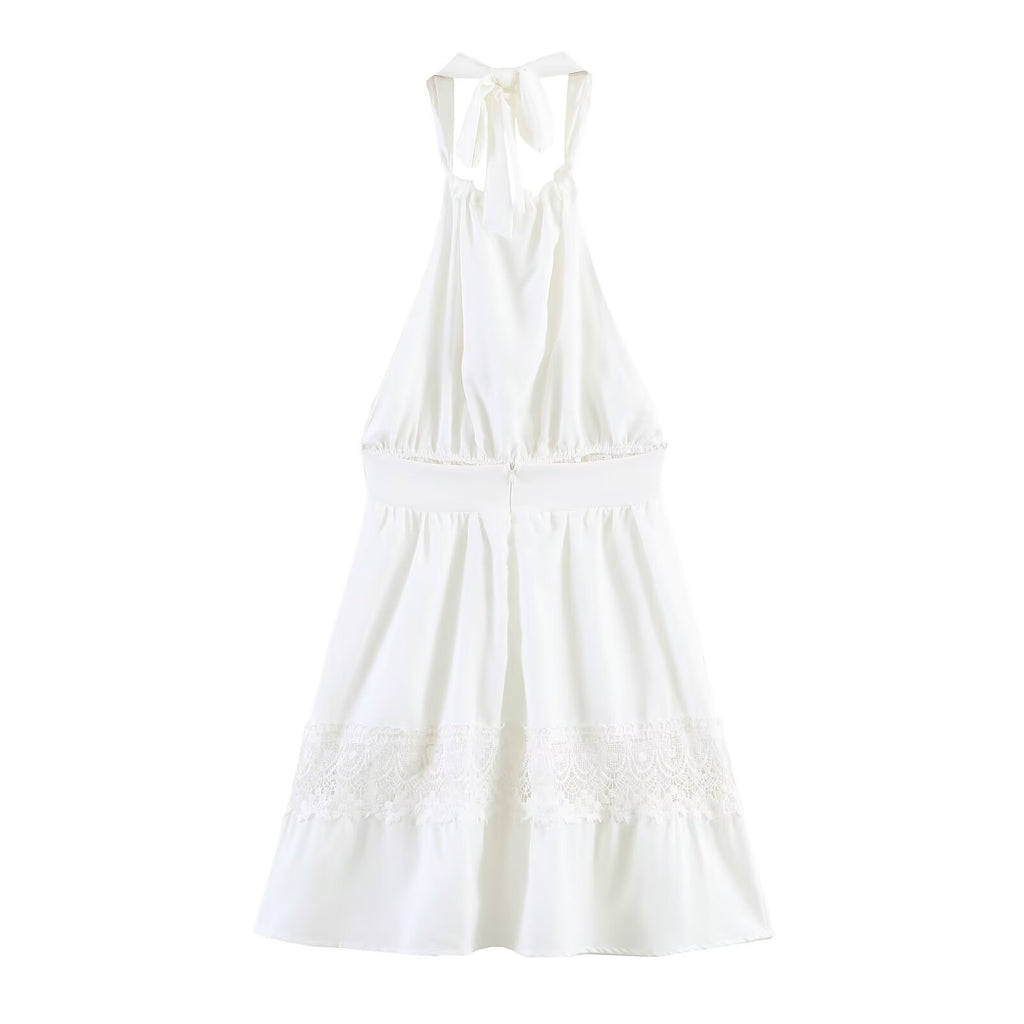 Women's Lace Backless Dress