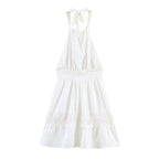 Women's Lace Backless Dress