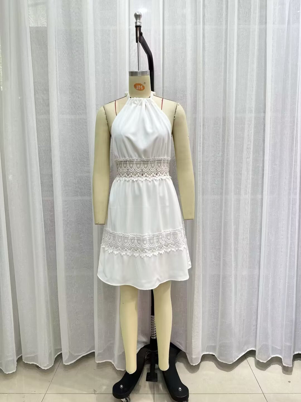 Women's Lace Backless Dress