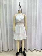 Women's Lace Backless Dress