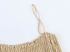 Women Clothing Series Fashionable Simple Pleated Silk Satin