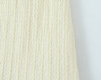 Apricot Lace Skirt Women Summer Korean Slimming Sense of