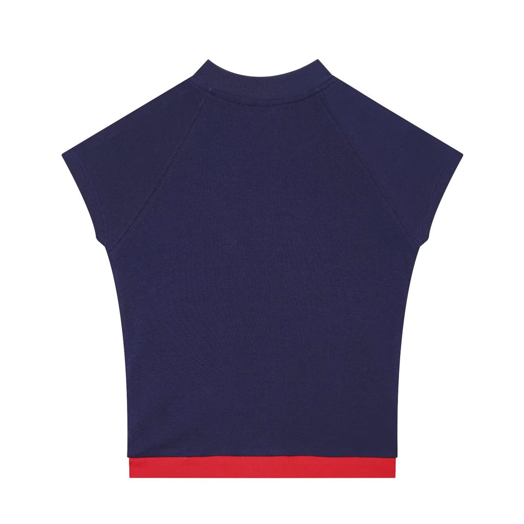 Summer Sweet Cool All Matching SL Contrast Color Stand-up