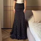 Women Clothing HW Controlled Slimming Polka Dot Long Large