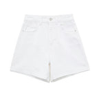 Women Summer Washed Cotton Straight Loose Slimming All