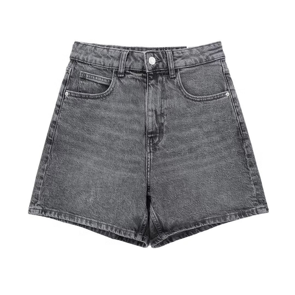 Women Summer Washed Cotton Straight Loose Slimming All