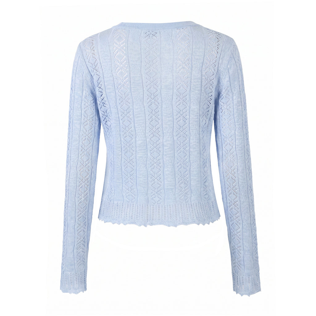 Women Summer Sun Protection V neck Long Sleeves Short