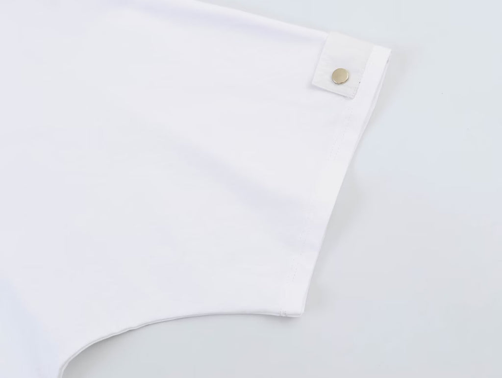 Women Clothing Summer Asym Waist Tight Design off Shoulder