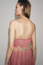 Women Clothing Item Loose Lace Lingerie Vest Strap Top
