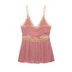 Women Clothing Item Loose Lace Lingerie Vest Strap Top