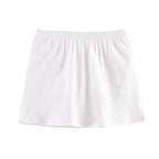 Summer Split Short Top Pantskirt Set