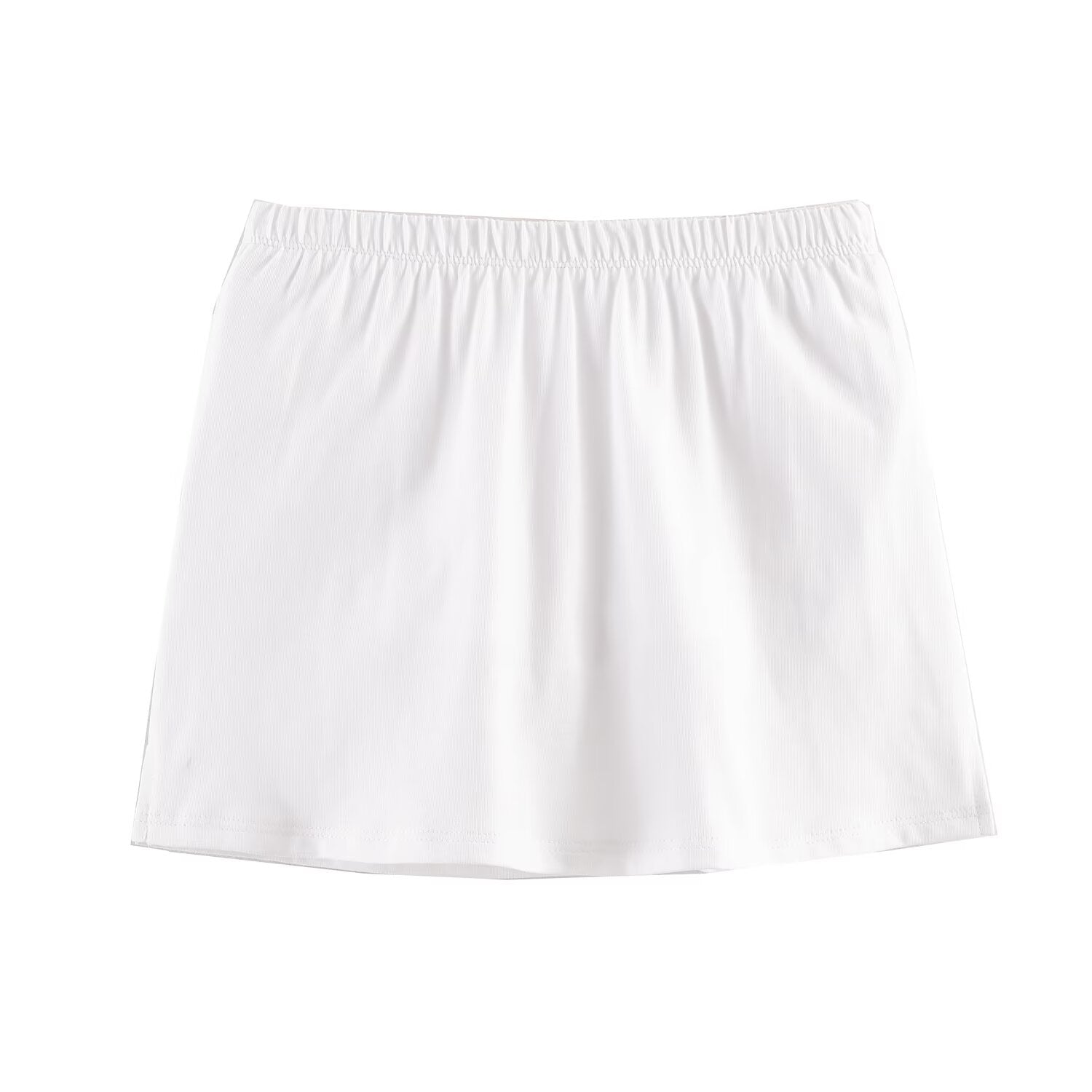 Summer Split Short Top Pantskirt Set