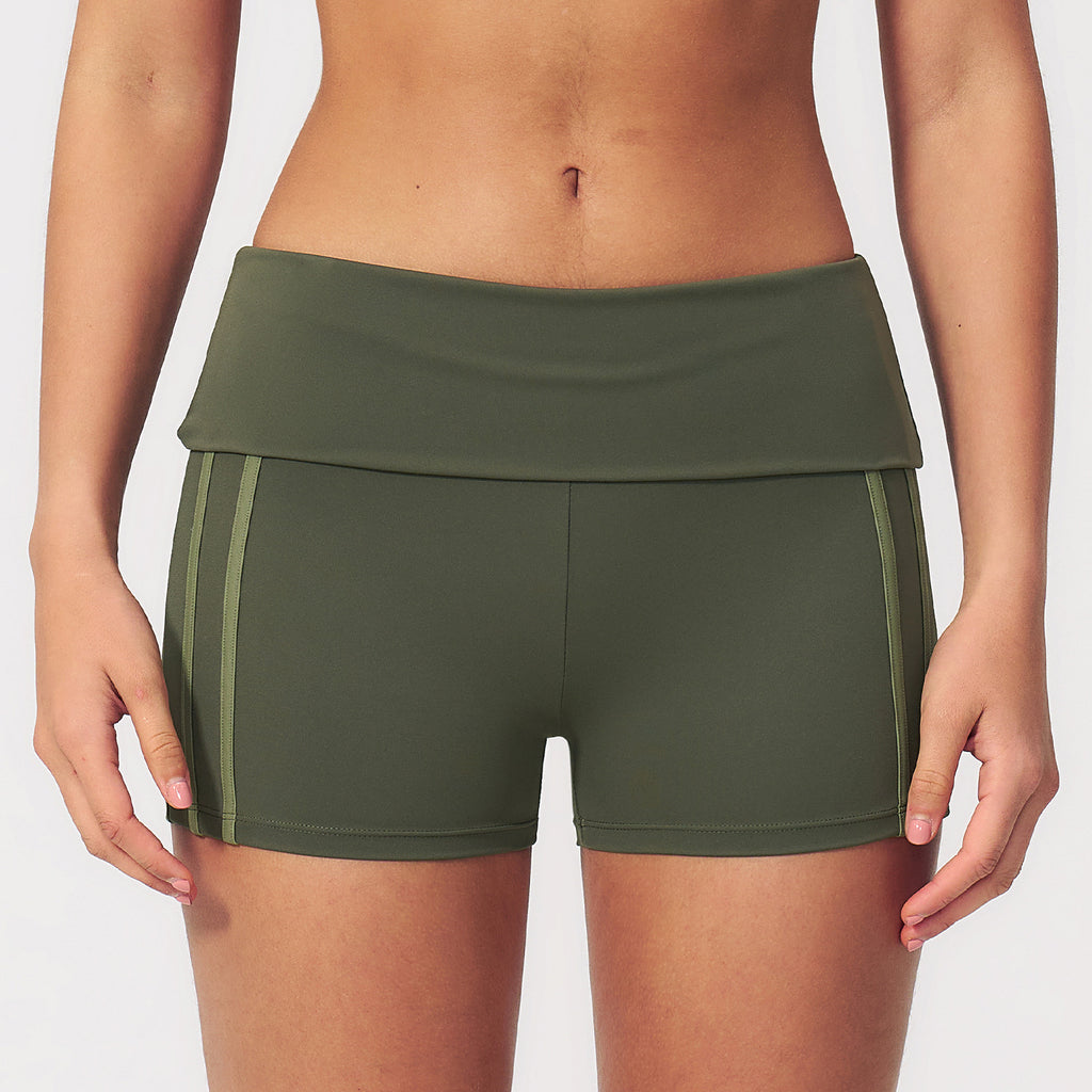 Sports Fitness Shorts Peach Hip Waist High Waist Stretch Tight Nude Feel Shorts Yoga Women
