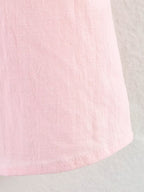 Women Clothing Summer Casual Linen Pocket Shirt Linen