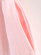 Women Clothing Summer Casual Linen Pocket Shirt Linen