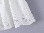 Summer French Gentle Sexy Niche Embroidery Hollow Out CO
