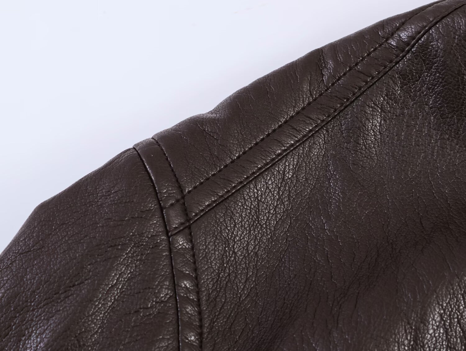 Women Clothing Spring Long Sleeve Faux Leather Short Bomber