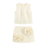 Beige Two-Piece Set