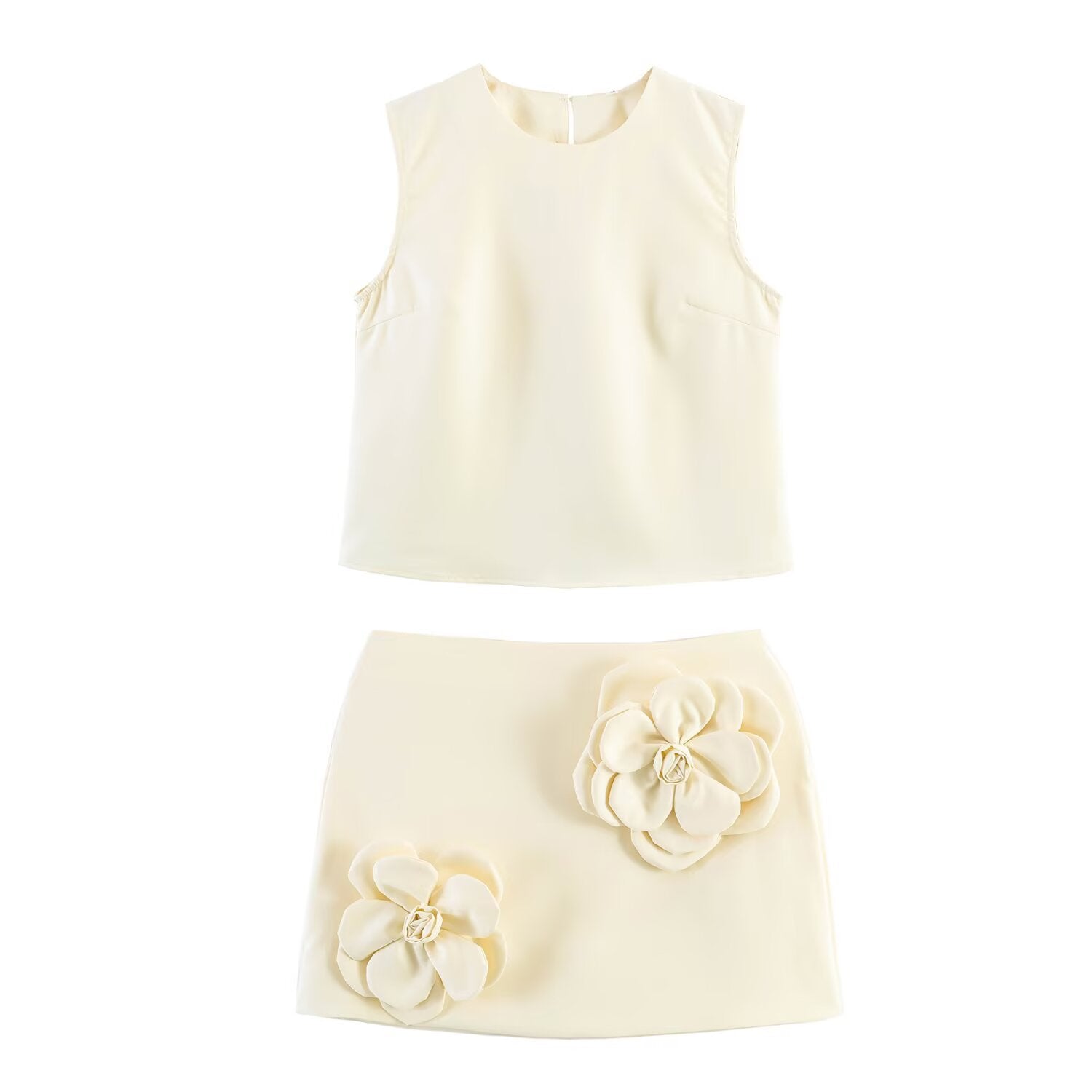 Beige Two-Piece Set