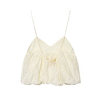 Women Clothing Summer V neck Hollow Out CO Embroidered
