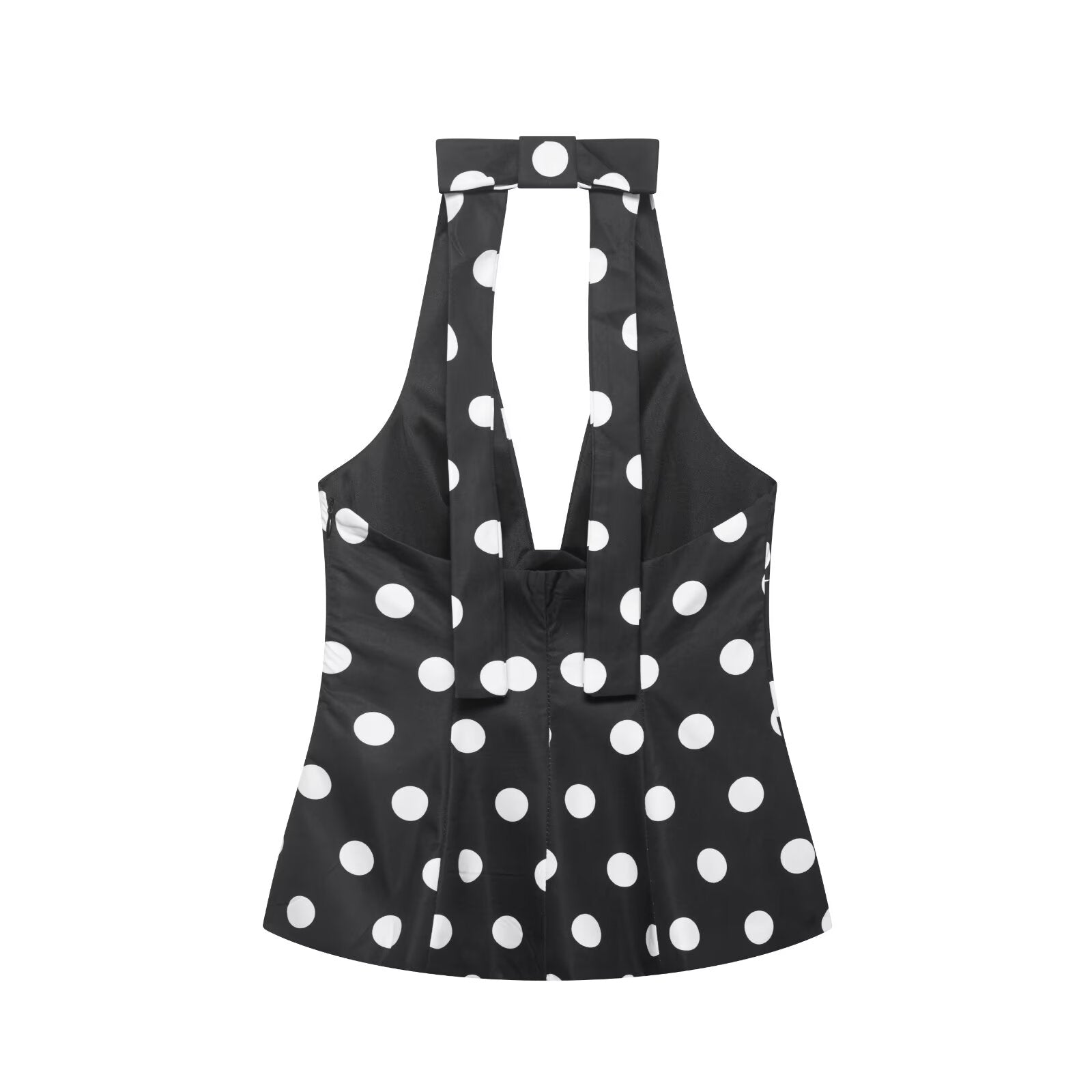 Women Clothing Summer Sexy Bowknot Decoration Polka Dot