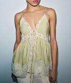Elegant Women off Shoulder Lace Splicing Sling Top