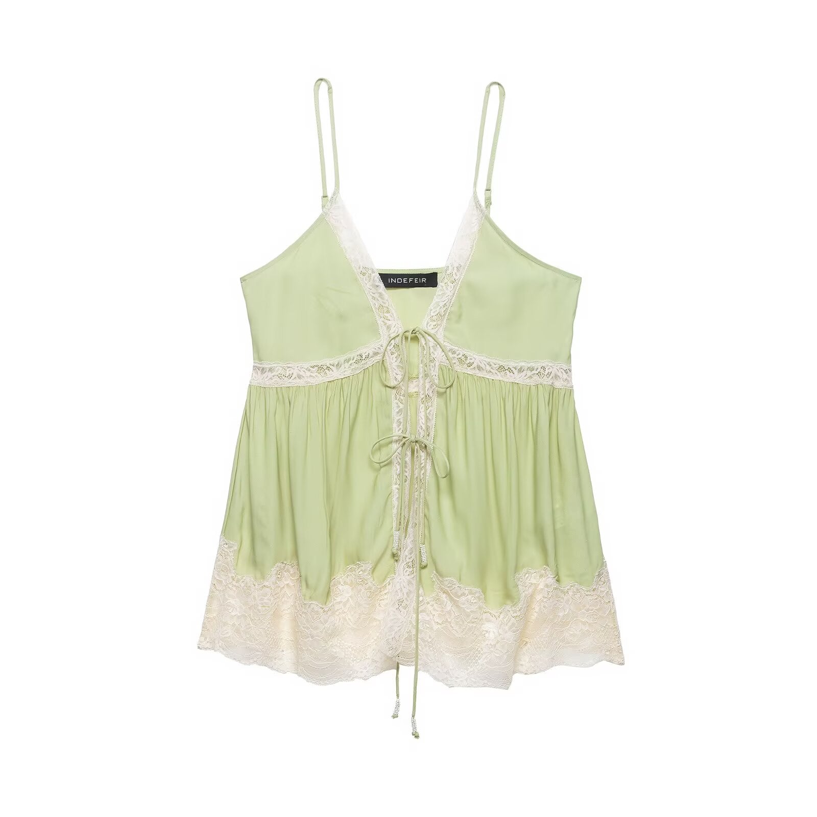 Elegant Women off Shoulder Lace Splicing Sling Top