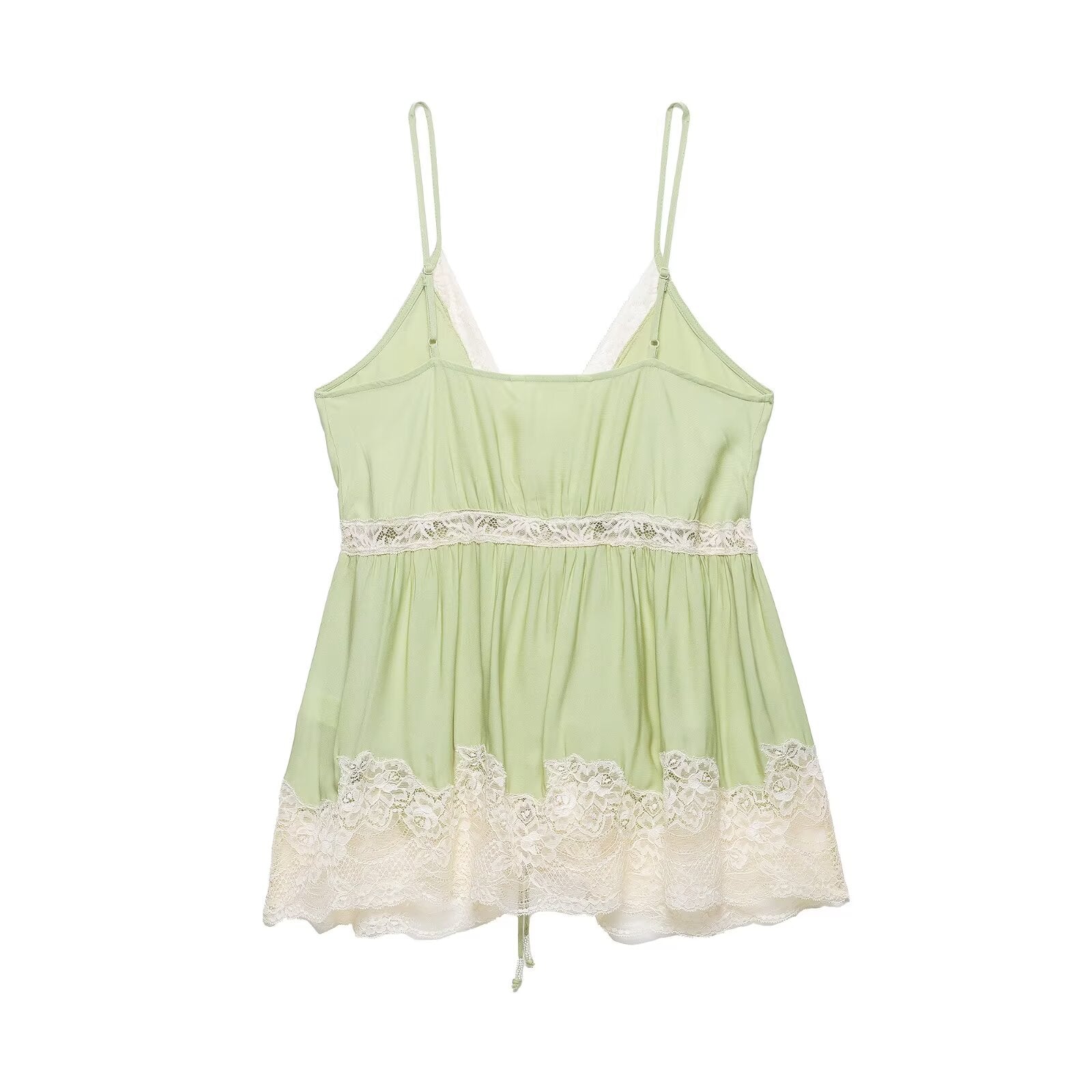 Elegant Women off Shoulder Lace Splicing Sling Top