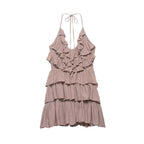 Women's Lace Backless Dress