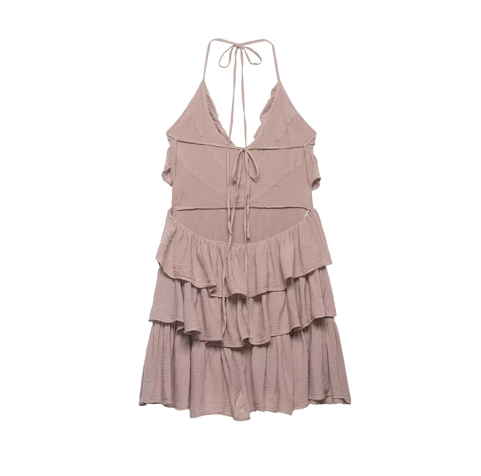 Women's Lace Backless Dress