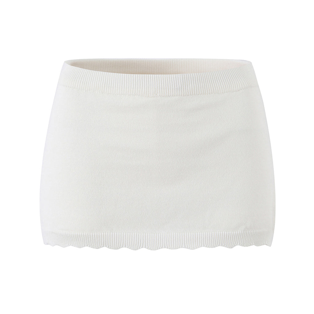 White skirt