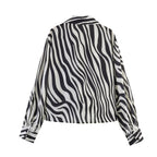 Women Clothing Chic Fashionable Feather Animal Print Shirt