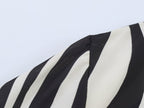 Women Clothing Chic Fashionable Feather Animal Print Shirt