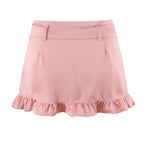 Sexy Slim Hip Short Skirt with Belt Skirt