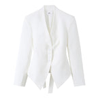 Women Clothing Top Product Pleated Design Waist Trimming