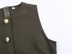 Women's Clothing Belt Dress