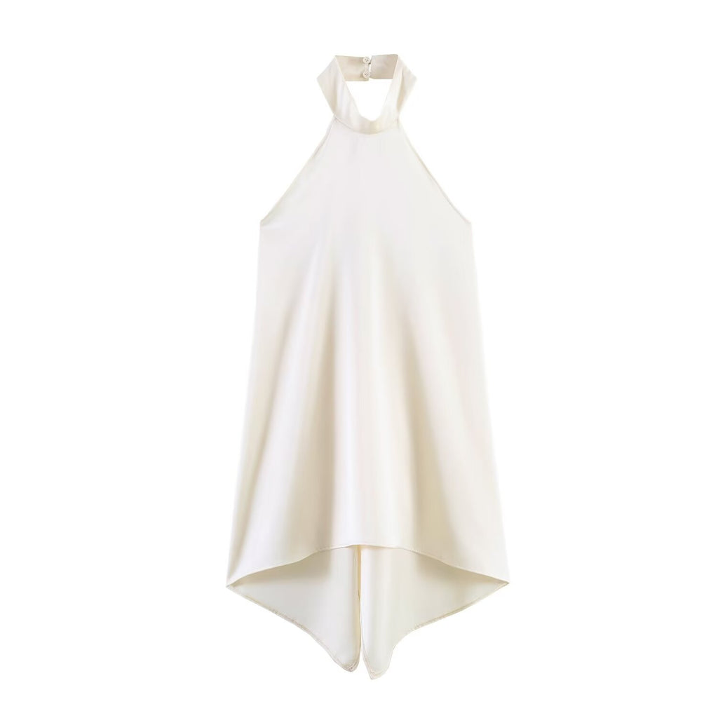 Women Clothing Fashionable Temperamental All Match Backless