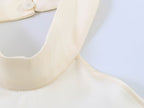 Women Clothing Fashionable Temperamental All Match Backless