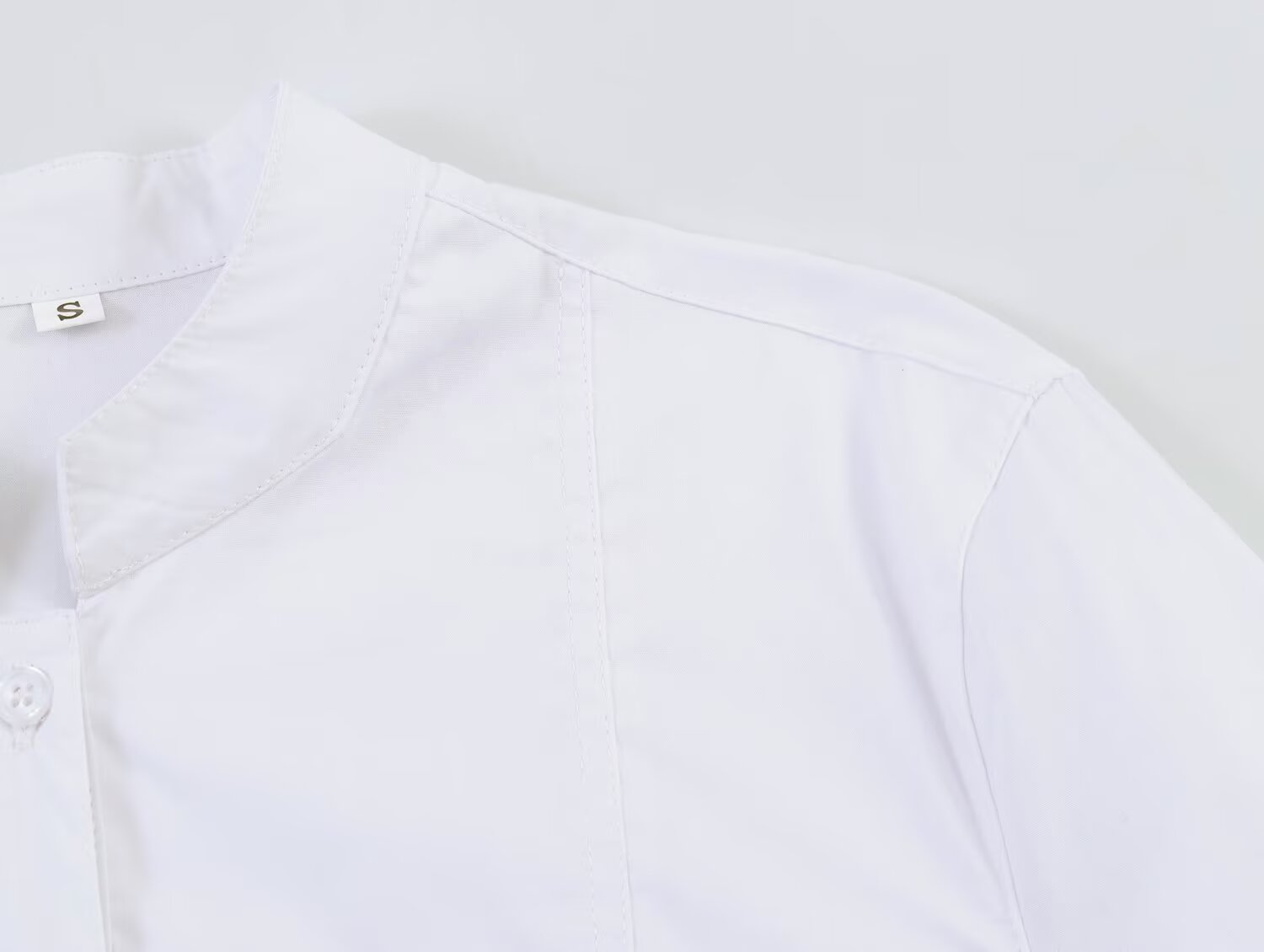 Women Clothing Summer Stand Collar Front Short Back Long